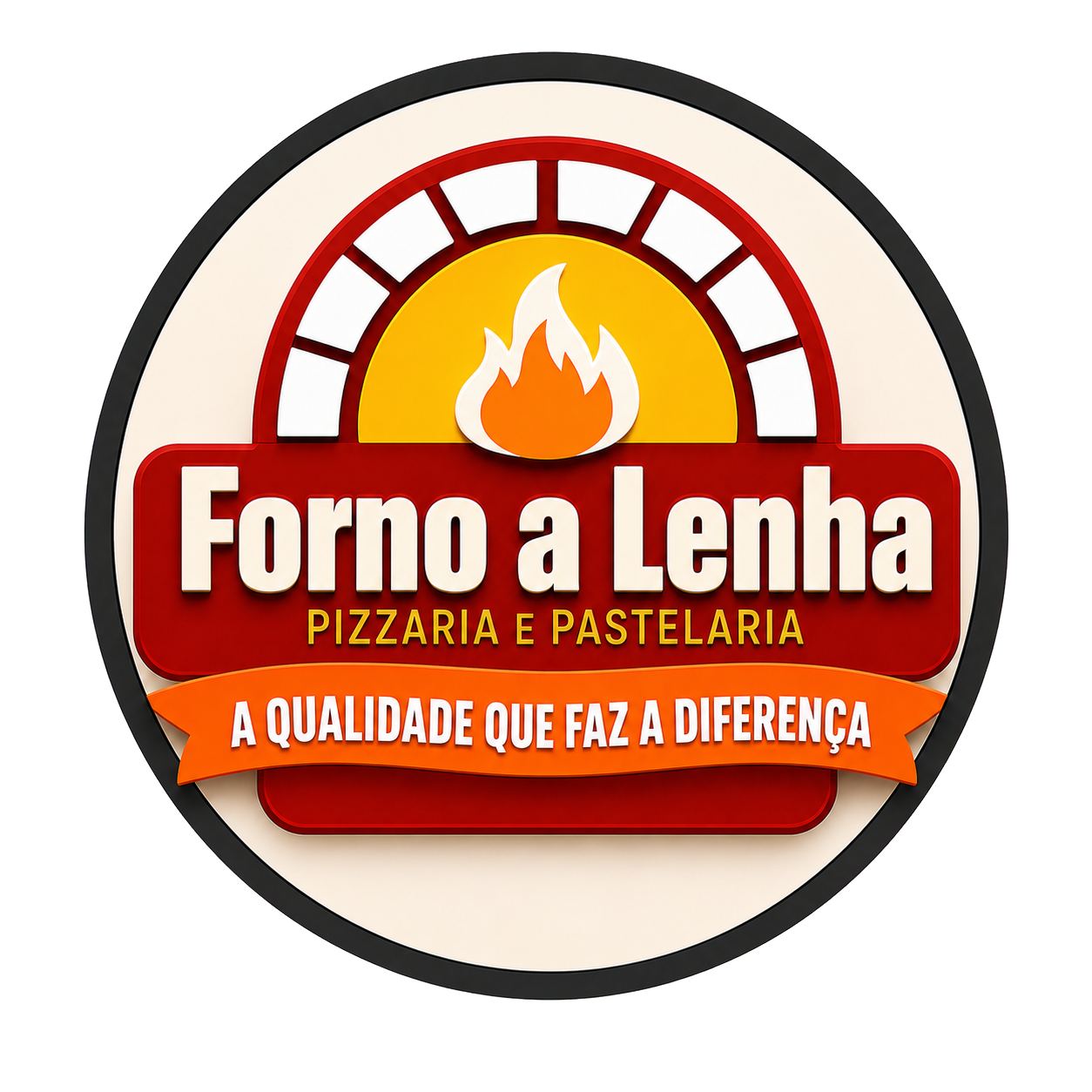 Logotipo Forno a Lenha